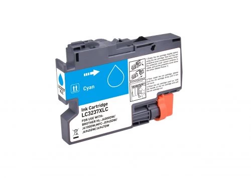Compatible Brother LC3237C Cyan Ink Cartridge 3 Compatible Brother LC3237C Cyan Ink Cartridge