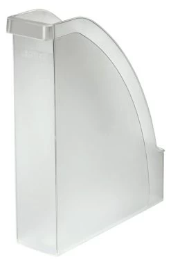 Leitz Magazine File Extra Capacity With Adjustable Spine Label Holder A4 Clear - Outer Carton Of 6