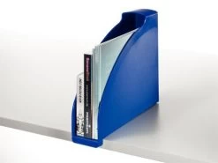 Leitz Magazine File Extra Capacity With Adjustable Spine Label Holder A4 Clear - Outer Carton Of 6 -Office Supply Store 125544 iu 01