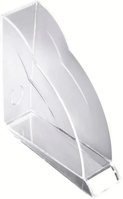 Rexel Nimbus Acrylic Magazine Rack Tranz Clear