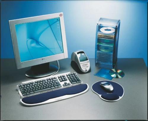 Esselte 21.5 X 30 Cm Premium Gel Mouse Pad - Black/Silver 4 Esselte 21.5 X 30 Cm Premium Gel Mouse Pad - Black/Silver - Image 2