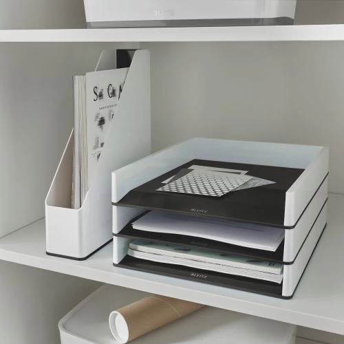 Leitz WOW Magazine File Dual Colour White/Black 53621095 4 Leitz WOW Magazine File Dual Colour White/Black 53621095 - Image 2