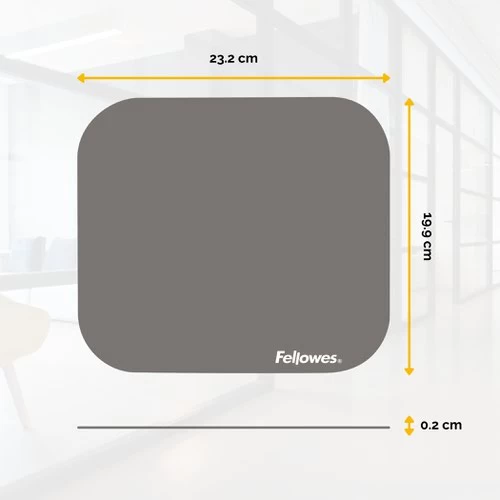 Fellowes Premium Mouse Pad - Silver Pack Of 6 5 Fellowes Premium Mouse Pad - Silver Pack Of 6 - Image 3