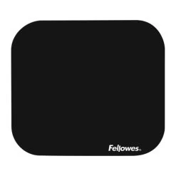 Fellowes Premium Mouse Pad - Black Pack Of 6
