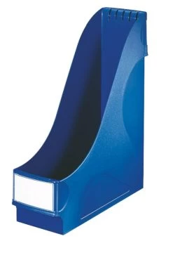 Leitz Magazine File, Extra Wide High Capacity (92 Mm). Includes Label Holder. A4. Blue. - Outer Carton Of 8