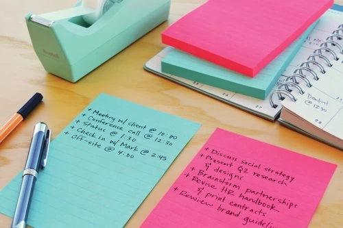 Post-it Notes Super Sticky 101x152mm Lined Ultra (Pack Of 3) 660-3SSUC 5 Post-it Notes Super Sticky 101x152mm Lined Ultra (Pack Of 3) 660-3SSUC - Image 3