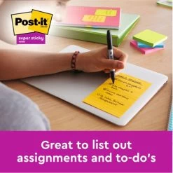 Post-it Notes Super Sticky 101x152mm Lined Ultra (Pack Of 3) 660-3SSUC 18 Post-it Notes Super Sticky 101x152mm Lined Ultra (Pack Of 3) 660-3SSUC -Office Supply Store 7100235020 2004154 7