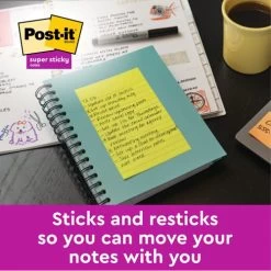 Post-it Notes Super Sticky 101x152mm Lined Ultra (Pack Of 3) 660-3SSUC 20 Post-it Notes Super Sticky 101x152mm Lined Ultra (Pack Of 3) 660-3SSUC -Office Supply Store 7100235020 2004156 9