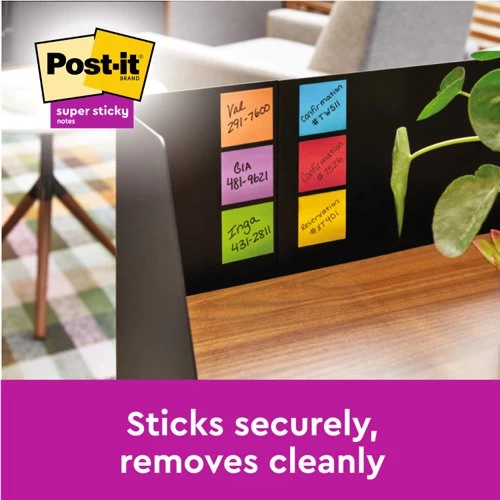 Post-it Super Sticky Notes 76x127mm 90 Sheets Ultra Yellow (Pack Of 12) 655-S 12 Post-it Super Sticky Notes 76x127mm 90 Sheets Ultra Yellow (Pack Of 12) 655-S - Image 10