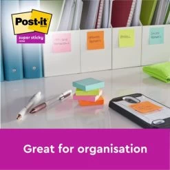 Post-it Super Sticky Notes 76x127mm 90 Sheets Ultra Yellow (Pack Of 12) 655-S 27 Post-it Super Sticky Notes 76x127mm 90 Sheets Ultra Yellow (Pack Of 12) 655-S -Office Supply Store 7100290188 2006802 12