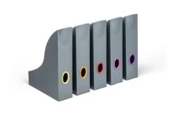 Durable VARICOLOR® Magazine Rack Assorted Set - Pack Of 5