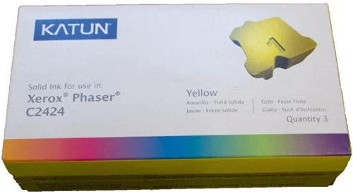 Compatible Xerox C2424 3x Yellow 108R00662 Solid Inks 4 Compatible Xerox C2424 3x Yellow 108R00662 Solid Inks - Image 2