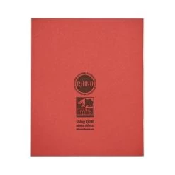 RHINO 8 X 6.5 Exercise Book 48 Page, Red, F12 (Pack Of 100) -Office Supply Store 8x6 5 exercise book red product 2 lr