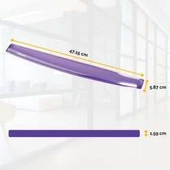 Fellowes Crystals Gel Wristrest Purple 91437 -Office Supply Store 91437 crystal keyboard purple dims