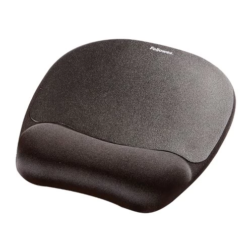 Fellowes 9176501 Memory Foam Wrist Rest And Mousepad Black 3 Fellowes 9176501 Memory Foam Wrist Rest And Mousepad Black