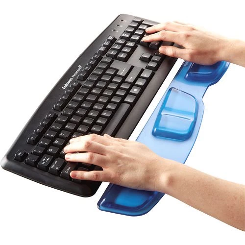 Fellowes 9183101 Crystal Keyboard Palm Support 6 Fellowes 9183101 Crystal Keyboard Palm Support - Image 4