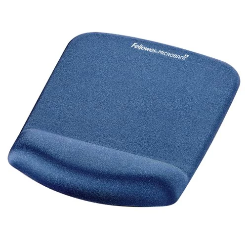 Fellowes 9287302 PlushTouch Mousepad Wrist Support Blue 3 Fellowes 9287302 PlushTouch Mousepad Wrist Support Blue