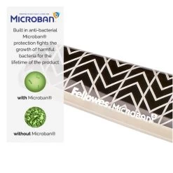 Fellowes Photo Gel Keyboard Wristrest Chevron Design 9653601 -Office Supply Store 96536 photogel keyboard chevron microban