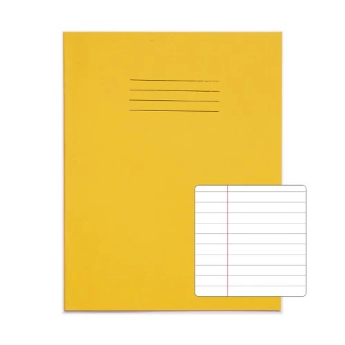 RHINO 9 X 7 Exercise Book 80 Page, Yellow, F8M (Pack Of 100)