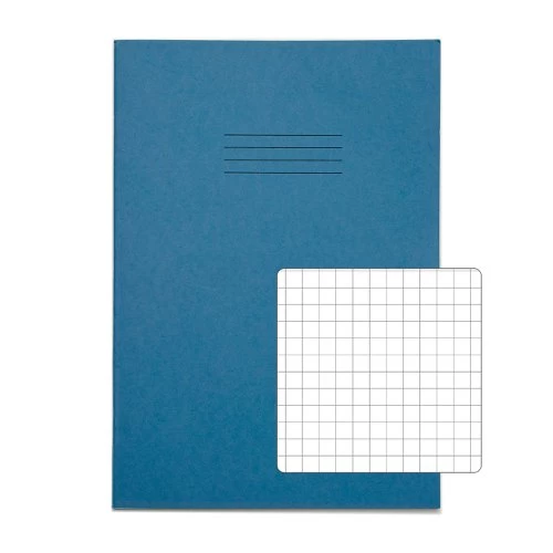 RHINO A4 Exercise Book 80 Page, Light Blue, S7 (Pack Of 50)