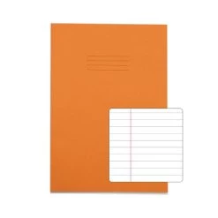 RHINO A4 Exercise Book 80 Page, Orange, F8M (Pack Of 50)