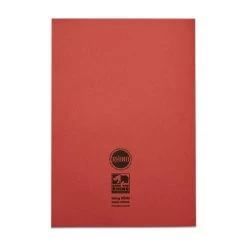 RHINO A4 Exercise Book 80 Page, Red, F8M (Pack Of 50) -Office Supply Store a4 exercise book 80 page red 8mm lined margin product 5 vex668 495 8 lr