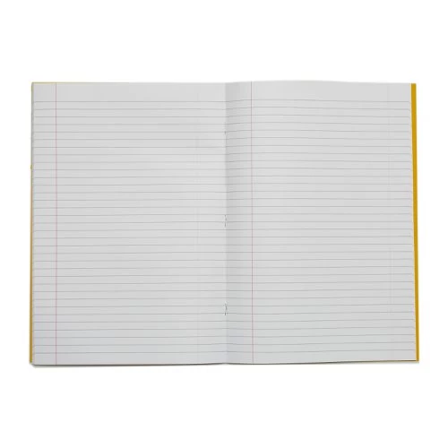 RHINO A4 Exercise Book 80 Page, Yellow, F8M (Pack Of 50) - Image 2