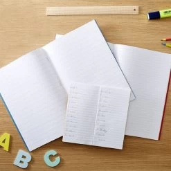 RHINO A4 Exercise Book 64 Pages / 32 Leaf Light Blue 15mm Lined (Pack Of 50) -Office Supply Store a4 exercise book lined lifestyle sq lr