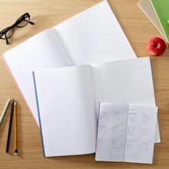 RHINO A4 Exercise Book 80 Page, Dark Green, F8M (Pack Of 50) -Office Supply Store a4 exercise book lined margin lifestyle 2 sq lr 4