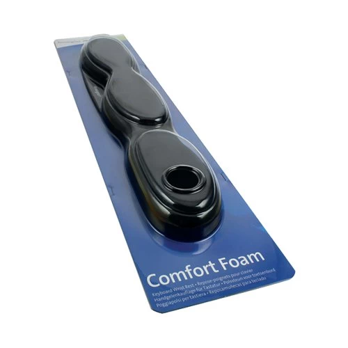 Kensington Foam Wristrest With Soft Fabric Cover Black 62383 3 Kensington Foam Wristrest With Soft Fabric Cover Black 62383