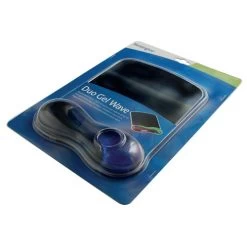 Kensington Duo Gel Wave Mouse Mat With Wristrest Blue/Smoke 62401
