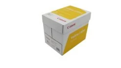 Canon® Canon Yellow Label Standard PEFC A4 White Paper Pack Of 5 Reams Of 500 80GSM -Office Supply Store canpapyla4 box
