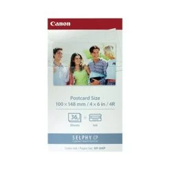 Canon® Canon KP-36IP Colour Inkjet Cartridge And 100x148mm Paper Set 36 Sheets 7737A001