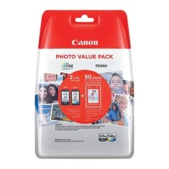 Canon® Canon PG-545XL/CL-546XL Ink Cartridges High Yield + Photo Paper Value Pack 8286B006