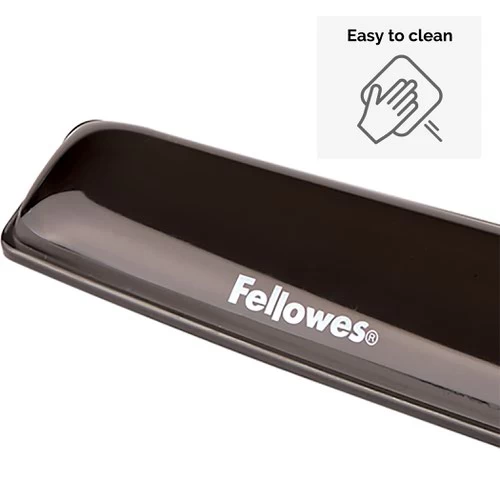 Fellowes Crystal Gel Keyboard Wristrest Black 9112201 7 Fellowes Crystal Gel Keyboard Wristrest Black 9112201 - Image 5