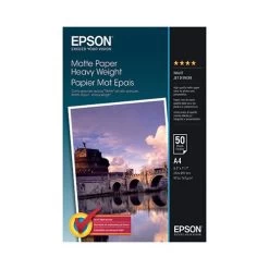 Epson® Epson Matte A4 White Heavyweight Paper 167gsm (Pack Of 50) C13S041256
