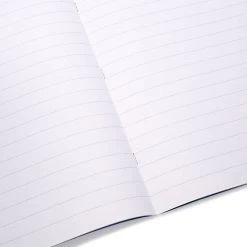 RHINO A4 Exercise Book 64 Pages / 32 Leaf Light Blue 15mm Lined (Pack Of 50) -Office Supply Store exercise book school large lined close up sq hr 1