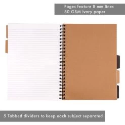 Pukka Pad Kraft Project Book A4 (Pack Of 3) 9566-KRA -Office Supply Store fus 760197b