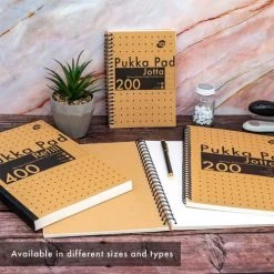Pukka Pad Kraft Project Book A4 (Pack Of 3) 9566-KRA -Office Supply Store fus 760197d