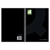 Q-Connect Hardback Wirebound Book A4 Black (Pack Of 3) KF03727 -Office Supply Store kf03727
