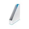 Leitz WOW Magazine File Dual Colour White/Blue 53621036
