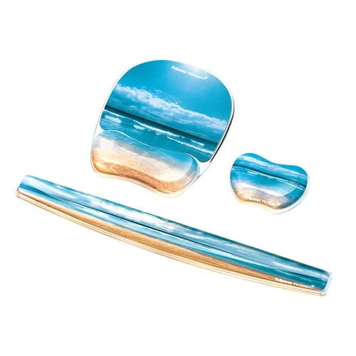 Fellowes Keyboard Wrist Support Sandy Beach Design 9179401 4 Fellowes Keyboard Wrist Support Sandy Beach Design 9179401 - Image 2