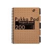 Pukka Pad Kraft Project Book A4 (Pack Of 3) 9566-KRA -Office Supply Store pp19566