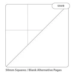 RHINO A1 Educational Numeracy Flipchart Pad 30 Leaf, S50/B (Pack Of 5) -Office Supply Store s50 b 50mmsquares blankalternativepages