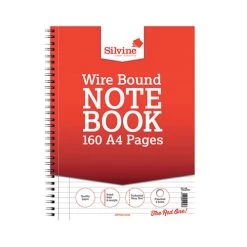 Silvine Sidebound Wire Lined Refill Pad A4 160 Pages (Pack Of 6) S80Y