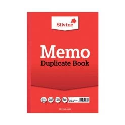 Silvine Duplicate Memo Book A4 (Pack Of 6) 614-T
