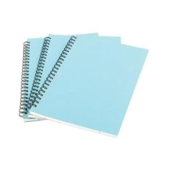 A5 Spiral Pad 80 Leaf Blue (Pack Of 12) WX10039