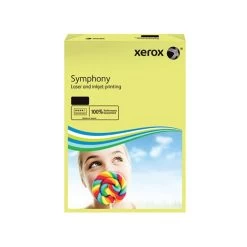 Xerox™ Xerox Symphony Pastel Tints Yellow Ream A4 Paper 80gsm 003R93975 (Pack Of 500) 003R93975